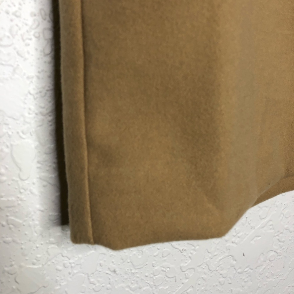 Cabi Heritage camel tan faux leather waist skirt size 4 #8008 - Picture 5 of 16